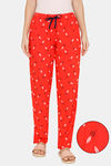 Coucou Woven Pyjama - Fiery Red — thumbnail 1